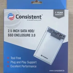 Consistent Transparent 2.5 inch Internal Hard Drive Enclosure image 2