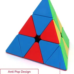 cubelelo Drift Pyraminx Stickerless Speedcube Highspeed Magic Cube Puzzle image 2