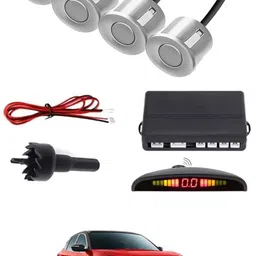 zplus Universal 4 Silver Reverse Parking Sensor With LED Display For Cars-133 Safety of Passengers/Car One Alarm Kit-1129 Parking Sensor-picture-37