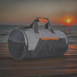 house of common 25 L Gym Duffel Bag - Sports Gym Bag Travel Duffel Bag(S-17*1 1) - Orange-picture-21