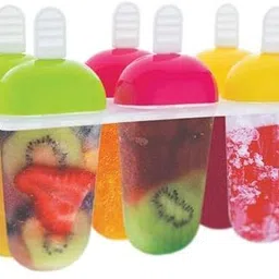 homzview Ice Cream Maker / Kulfi Mould / Popsicle Mould/ Kulfi maker/ Ice maker Brown Plastic Ice Cube Tray-picture-25