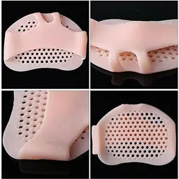 primefair Silicon Heel Pads and Half Toe Pain Relief and Gel Heel Support 1 pairs Heel Support image 2