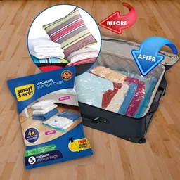 nimyank 5Pack Vacuum Compression Storage Bags With Pump,Space Saver Sealer Bag NI615 Travel Storage Vacuum Bags-picture-12