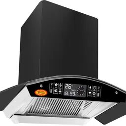 maplin SS90 Auto Clean Wall Mounted Black 1400 CMH Chimney image 3