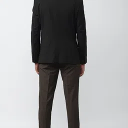 van heusen Men Single Breasted - 2 button Checkered Suit image 3