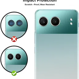 Flipkart SmartBuy Back Camera Lens Glass Protector for OnePlus Nord 4-360°Full Coverage, Metal Frame + 9H Glass Camera Protector Silver image 4