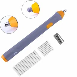 izone Electric Eraser Kit with 22pcs Additional Replaceable Rubbers Cordless Electric Eraser image 1
