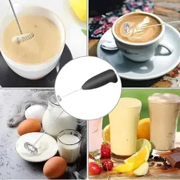 arn Handheld Milk Frother, Battery Operated Drink Mixer for Coffee Personal Coffee Maker image 4