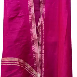 umzah Bhagalpuri Silk Solid Pink Women Dupatta-picture-11