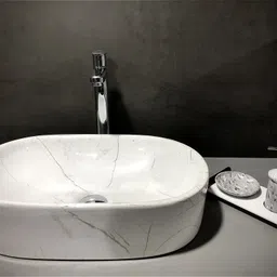 inletcera Table Top Premium Designer Ceramic Wash Basin (20*12*5)(M02) Table Top Basin-picture-16