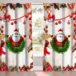 manvicreations 213 cm (7 ft) Door Polyester Room Darkening Curtain Single Curtain image 2