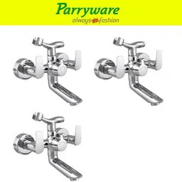 parryware Primo Wall Mixer with Crutch For hand Shower Provision set of 3 pic 279 Wall Mixer with hand Shower Provision Wall Mixer Faucet-picture-12