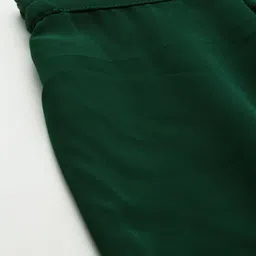 Ethnovog Women Green Floral Striped Regular Kurta with Palazzos Dupatta image 4