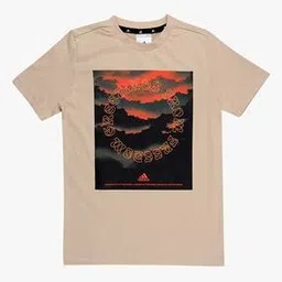 adidas kids Graphic Print Crew-Neck T-Shirt-picture-17
