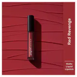 pilgrim Matte Me Up Liquid Lipstick - Red Revenge-picture-39
