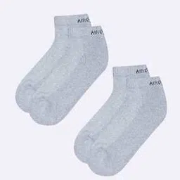 air garb Pack of 2 Women Logo Print Ankle-Length Socks-picture-22