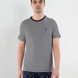 Striped Crew-Neck Cotton T-Shirt-image-39