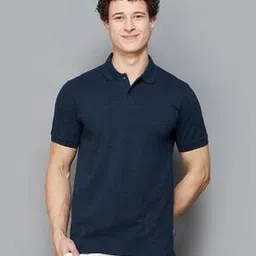 fame forever by lifestyle Men Regular Fit Polo T-Shirt with Ribbed Hem-picture-11