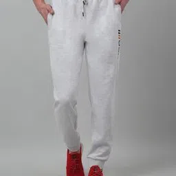 cantabil Men Heathered Joggers with Insert Pockets-picture-13