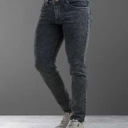 marsh-x Men Mid Rise Washed Slim Jeans-picture-10