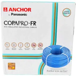 Anchor Copapro 1 Sqmm Single Core Blue FR PVC Copper Insulated Industrial Cable, Length: 90 m-picture-19