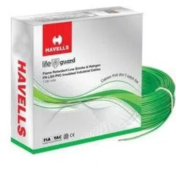 Havells Flame Retardant Low Smoke Halogen Cable Green 90 m 1 Sq.mm-picture-33