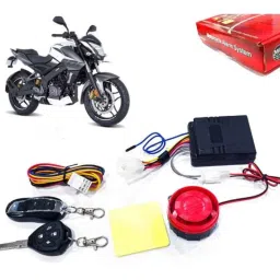 Auto Pearl 12V Black Two-Way Anti Theft Motorcycle Alarm Kit with 2 Pcs Remote for Pulsar NS200 BS6-picture-41