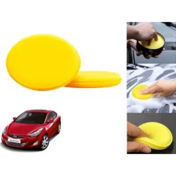Auto Pearl Polyurethane Beige Washing &a; Waxing Polish Foam Sponge for Elantra 2018 (Pack of 2)-picture-41