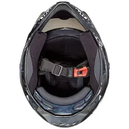 Vega Storm Atomic ABS Black &a; Silver Motocross Helmet, Size: L image 3