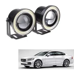 Kozdiko 2 Pcs 15W 3.5 inch High Power White LED Projector COB Fog Light Set with White Angel Eye Ring for Volvo S90, koz_89421-picture-30