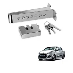 Kozdiko Stainless Steel 8 Holes Clutch &a; Brake Pedal Anti Theft Car Lock with 3 Keys for Hyundai Xcent-picture-48