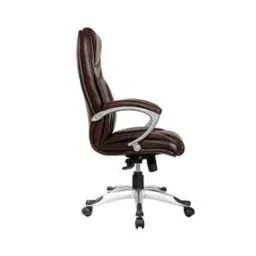 Advanto Leatherette Brown High Back DIY Office Executive Chair with Armrest, ADVN DS 1608 image 3
