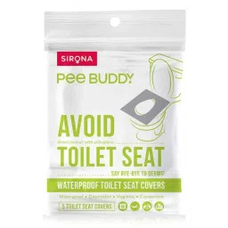 Sirona Pee Buddy FSP092 5 Pcs Paper Green Water Proof Toilet Seat Cover Set-picture-11