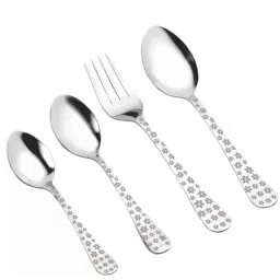 Steel Edge 30 Pcs Stainless Steel Flora Cutlery Set without Stand-picture-25