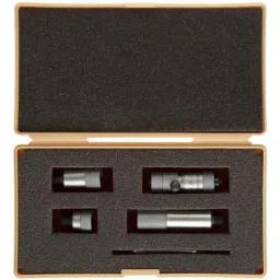Mitutoyo 50-150mm Carbide Tipped Face Tubular Vernier Inside Micrometer with 3 Pcs Extension Rod, 137-206 image 2