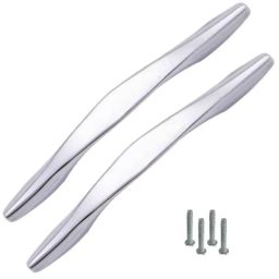 Atom 218 10 inch Chrome Plated Finish Zinc Cabinet Pull Handle (Pack of 2)-picture-45