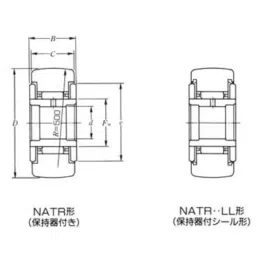NTN NATR17XLL/3AS Follower Roller Bearing with Inner Ring, 17x40x21 mm-picture-16