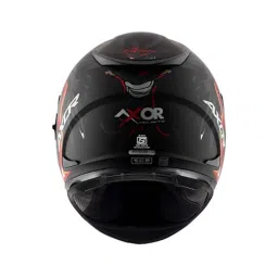 Axor Street Okami ABS Black &a; Grey Full Face Helmet, AHSOBGL, Size: L image 3