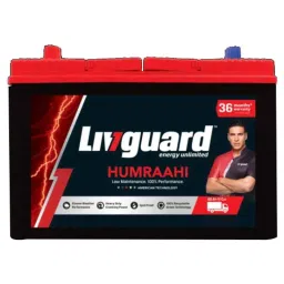 Livguard Humraahi 80Ah 12V C20 Black &a; Red Left Layout Battery with 18+18 Months Warranty for Buses &a; Trucks, LGL FF 80 L-picture-11