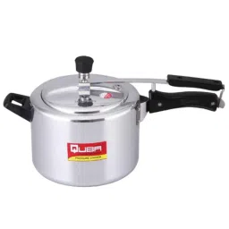 Quba 5 Litre Aluminium Inner Lid Induction Base Silver Pressure Cooker, QU5LTRSSR-picture-41