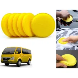 Auto Pearl Polyurethane Beige Washing &a; Waxing Polish Foam Sponge for Venture 2010-2017 (Pack of 6)-picture-46