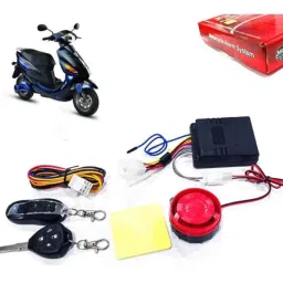 Auto Pearl 12V Black Two-Way Anti Theft Motorcycle Alarm Kit with 2 Pcs Remote for Electric Cruz BS6-picture-25