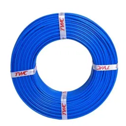 TWC Active 1 Sqmm Blue PVC Insulated Copper Conductor FR Industrial Cable, Length: 45 m-image-10