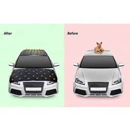 Kozdiko 2 Pcs Car Protection Cover Set from Dog &a; Monkey for Car Roof &a; Bonnet for Volvo S90 image 2