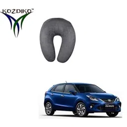 Kozdiko Velvet Grey U-Shape Travel Neck Rest Cushion Pillow for Toyota Glanza-picture-36