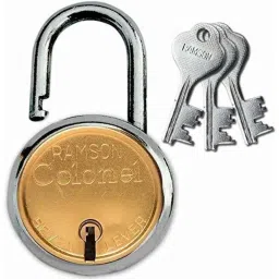 Ramson Colonel 65mm 7 Lever Brass Combination Padlock with 3 Keys-picture-20