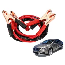Kozdiko 7.5ft Copper Core Red &a; Black Heavy Duty Car Battery Booster Cable for Volkswagen Passat-picture-16