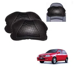 Kozdiko 2 Pcs Black Neck Rest Cushion Pillow Set for Maruti Suzuki Zen-picture-30