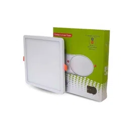 D&s;Mak 22W White Square Rimless LED Conceal Panel Light (Pack of 8) image 2