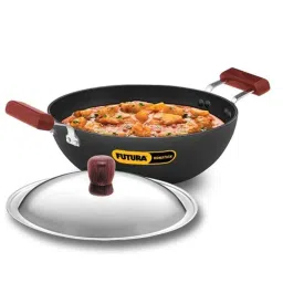 Hawkins Futura 3.5 Litre 26cm Nonstick Induction Friendly Flat Bottom Deep Kadhai with Lid, INK 35S (Pack of 2)-picture-24